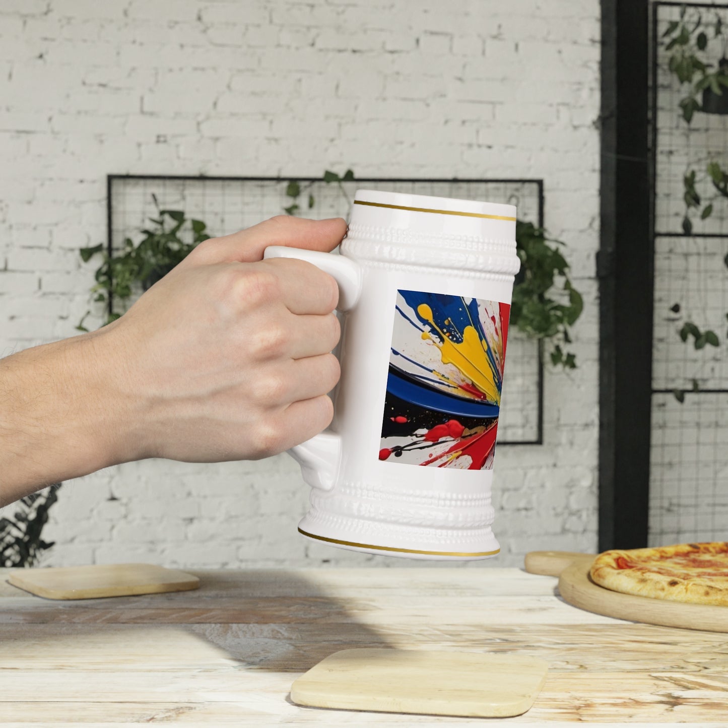 Creative Splash Beer Stein