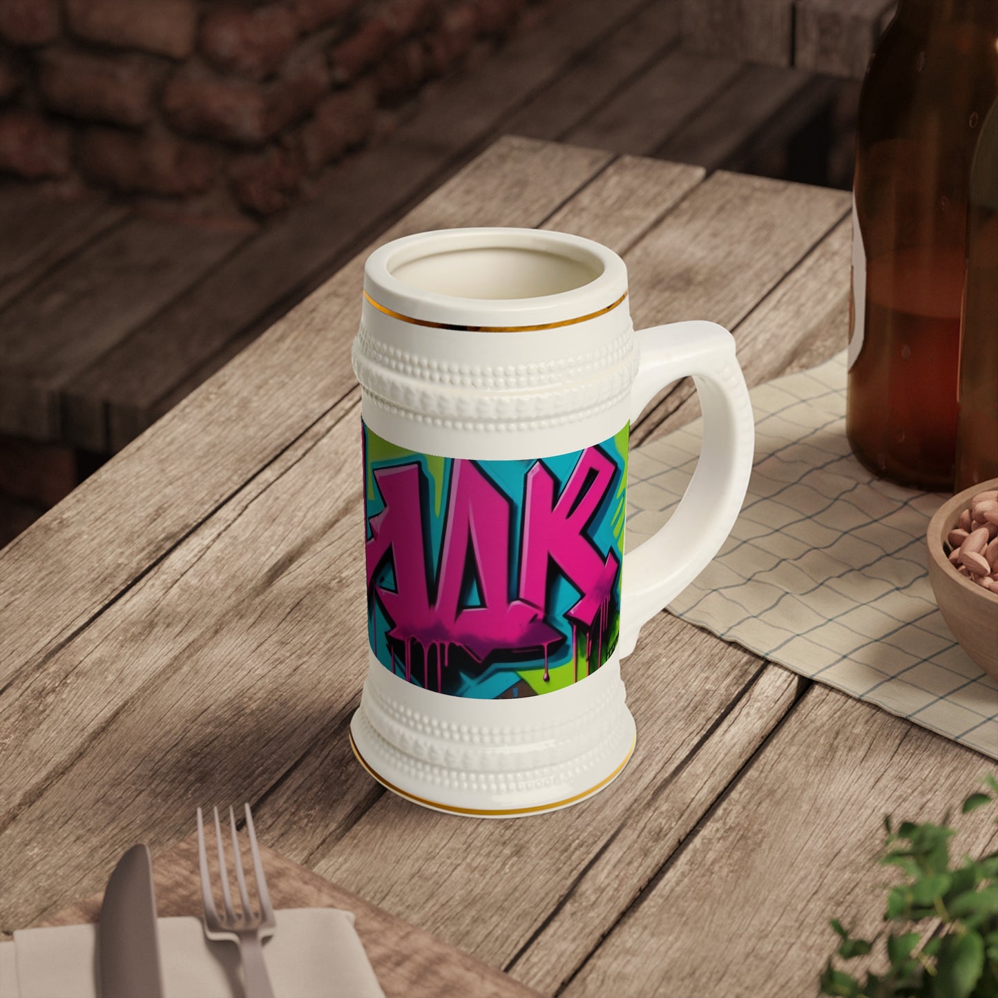 Grafiti Beer Stein
