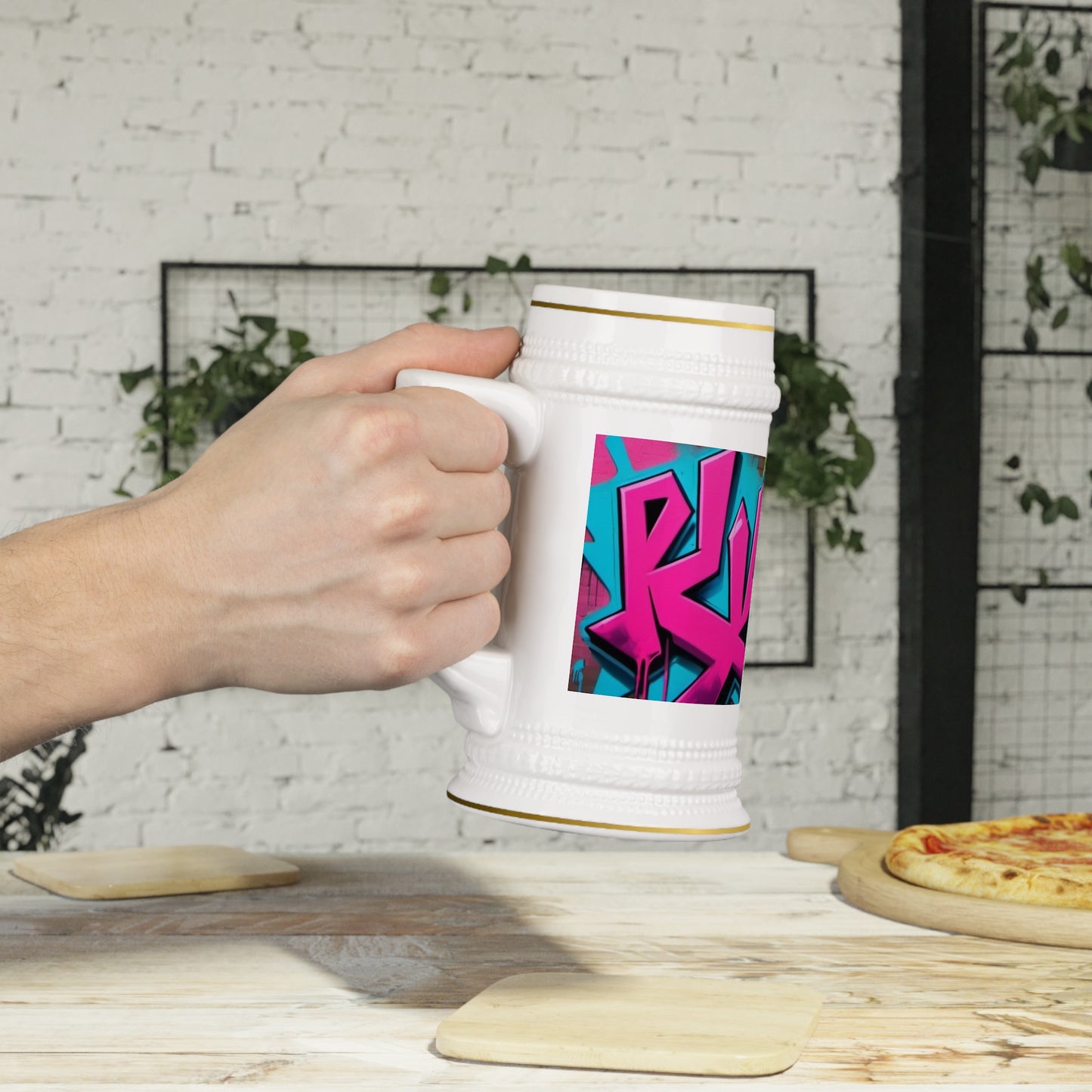 Grafiti Beer Stein