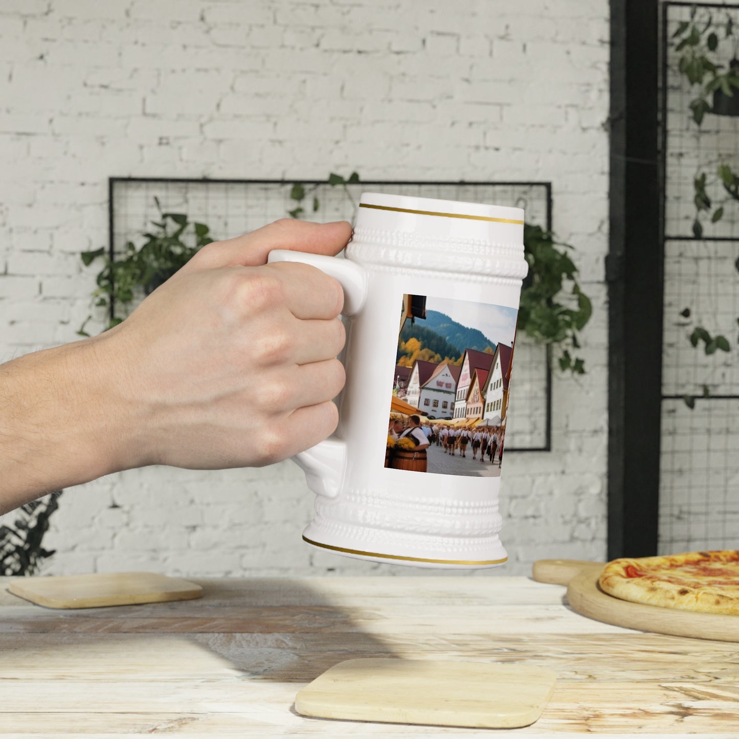Bavarian Festival Beer Stein
