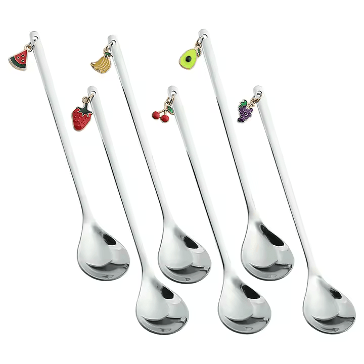 Cutlery Set with Gold-Silver Pendant