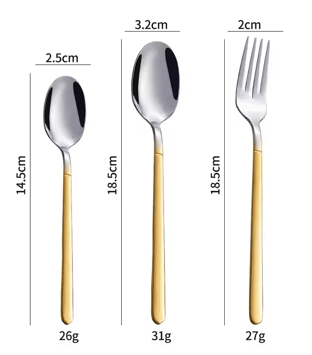 36-Piece Flatware Set with Storage Rack