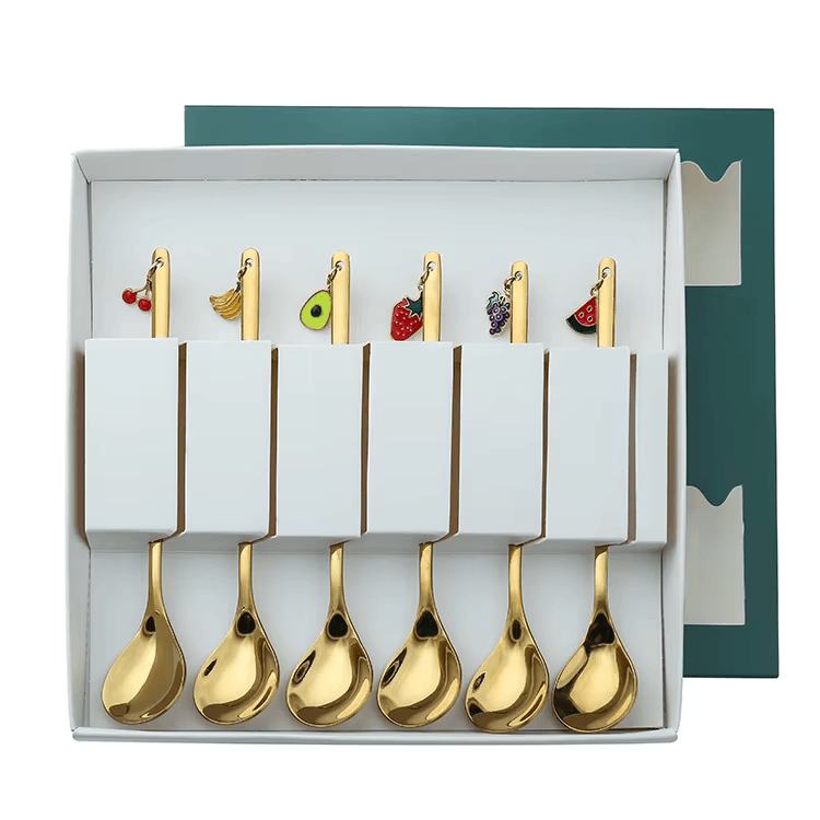 Cutlery Set with Gold-Silver Pendant