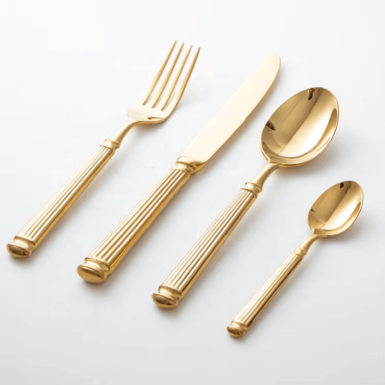 Striped Cutlery Set