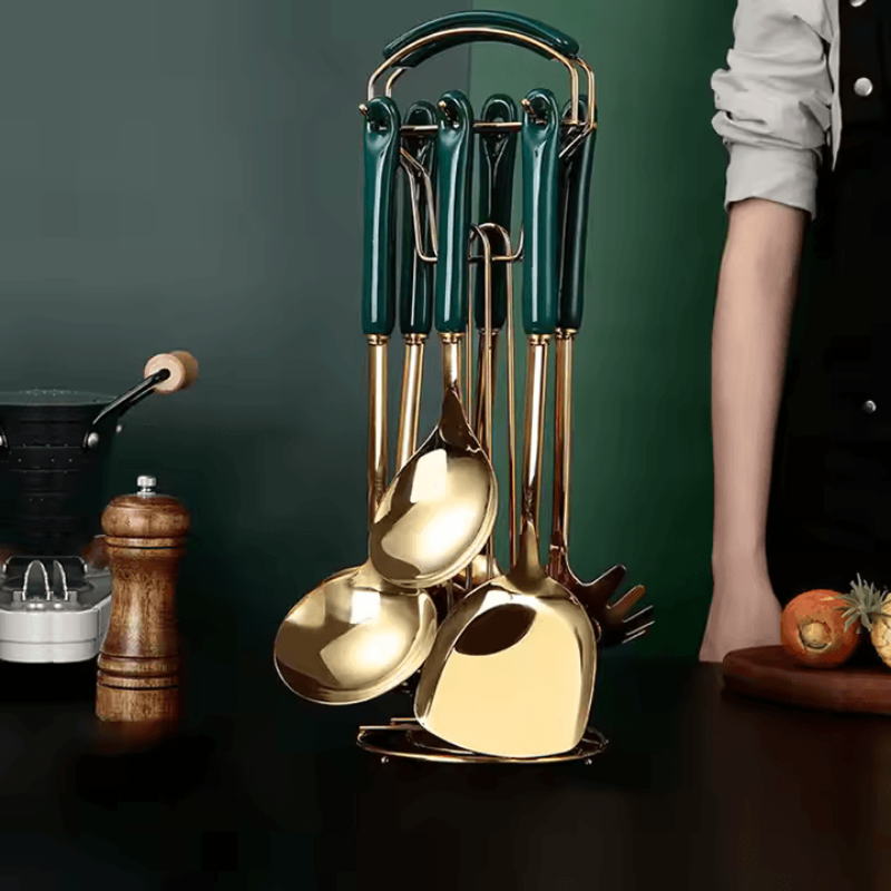 Kitchenware Set with Ceramic Handles