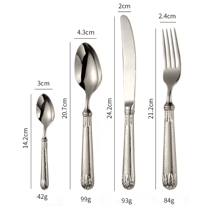 Flower Style Cutlery Set