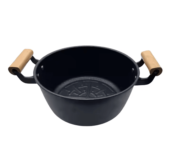Korean Soup Pot with Wooden Handles
