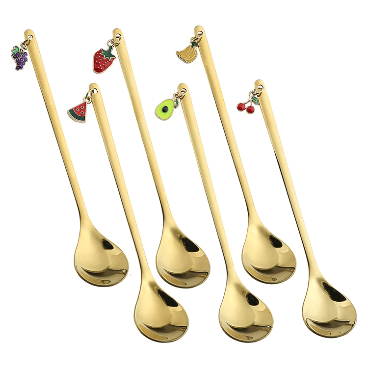 Cutlery Set with Gold-Silver Pendant