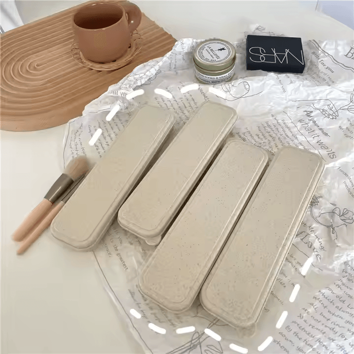 4-Piece Eco Wheat Straw Cutlery Set