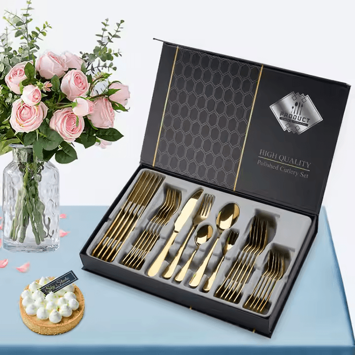 24-Piece Tableware Set with Gift Box