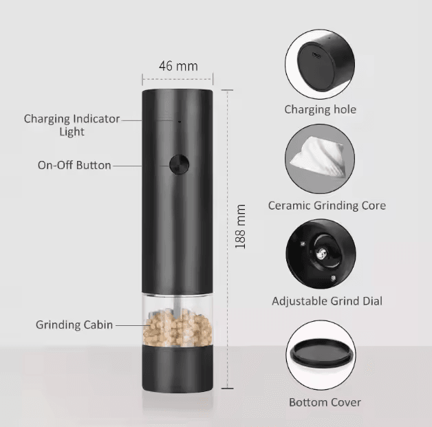 Electric Salt & Pepper Grinder