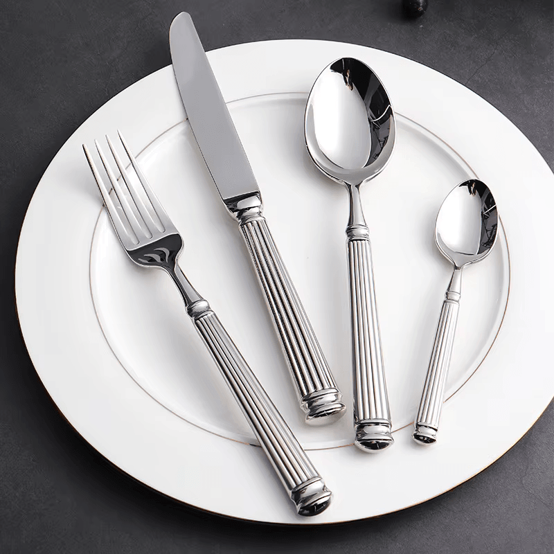 Striped Cutlery Set