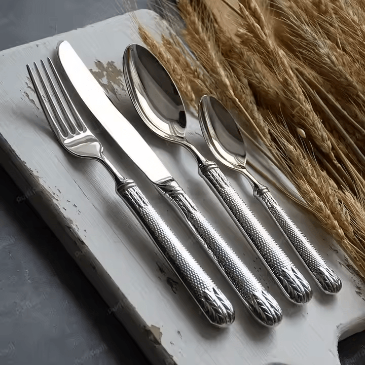 Luxury Gold Flatware Set (12-Piece)