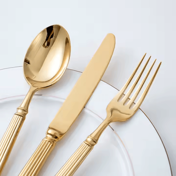 Striped Cutlery Set
