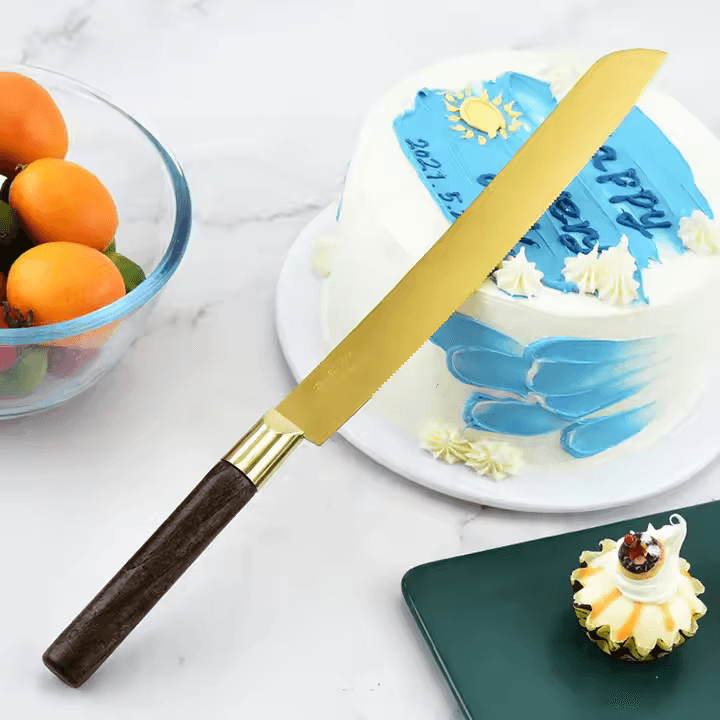 2-Piece Steel Cake Shovel & Knife Set