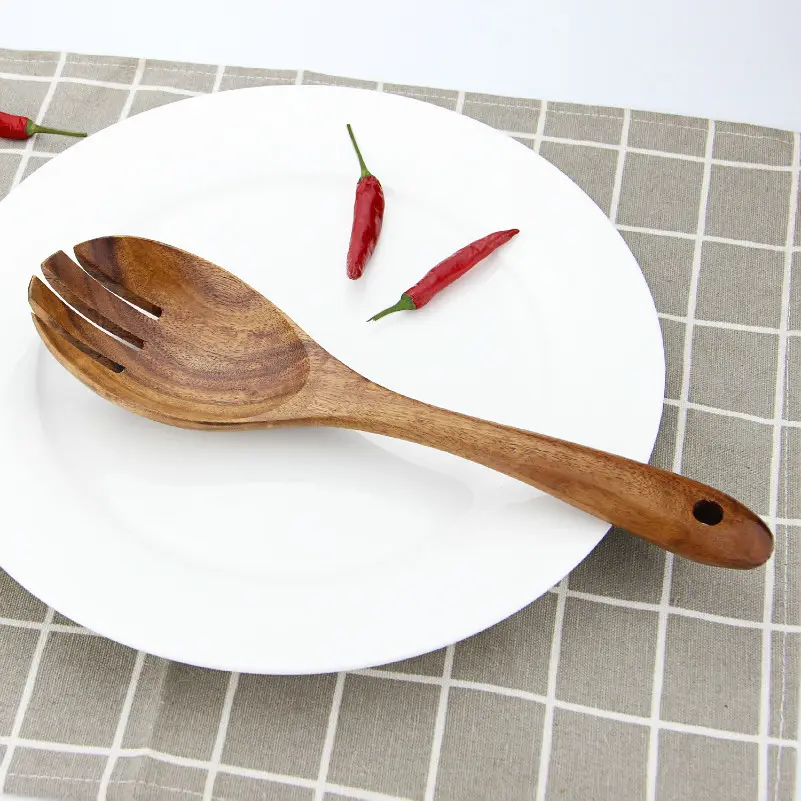 Acacia Salad Tools