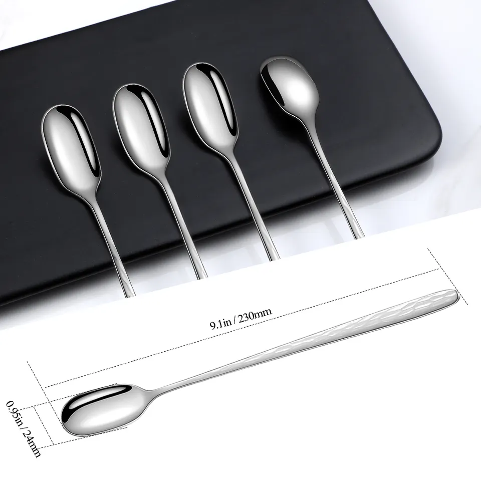 Long Stainless Steel Spoon