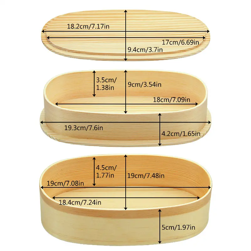 Oval Lunch Box