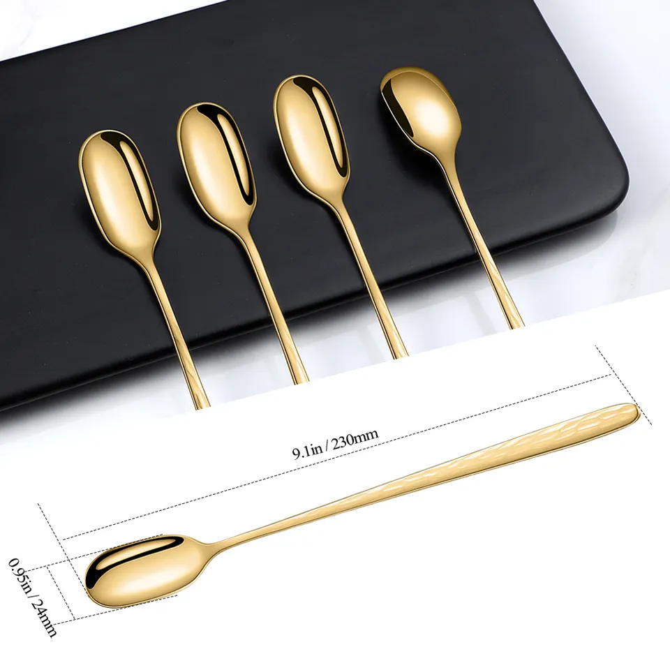 Long Stainless Steel Spoon