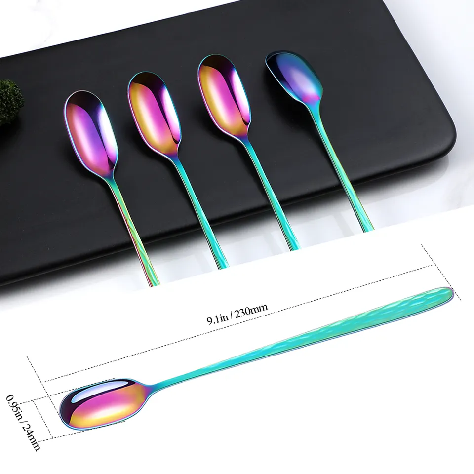 Long Stainless Steel Spoon