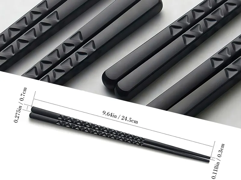 Black Fiberglass Chopsticks