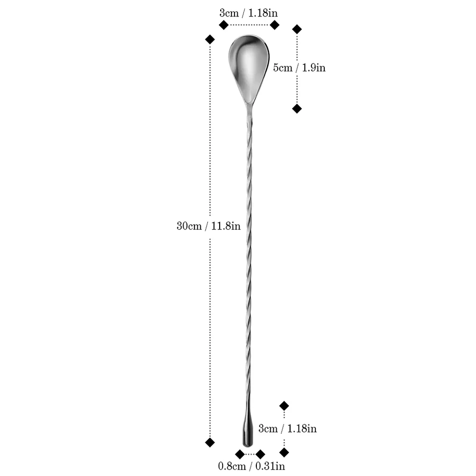 Stainless Steel Bar Spoon