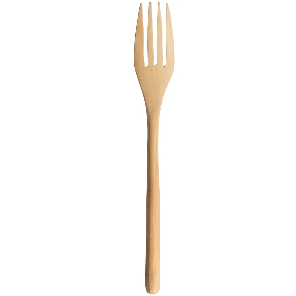 Wooden Long Handle Cutlery Set