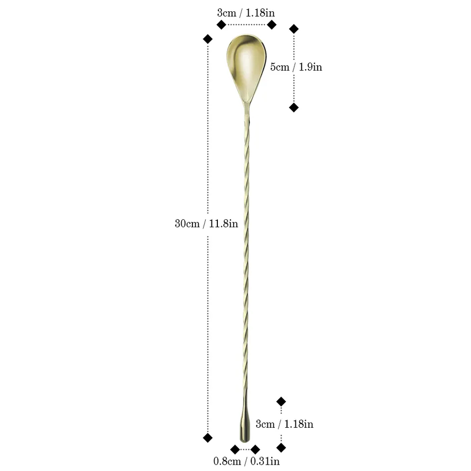 Stainless Steel Bar Spoon