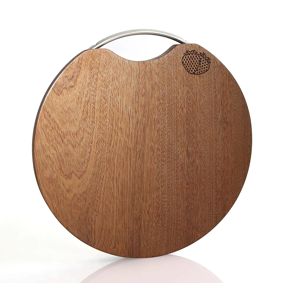 Round Cutting Board with Steel Hook