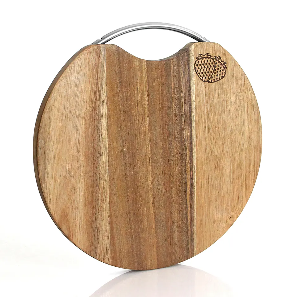Round Cutting Board with Steel Hook