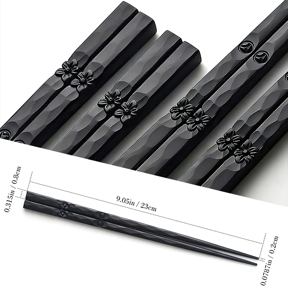 Black Fiberglass Chopsticks