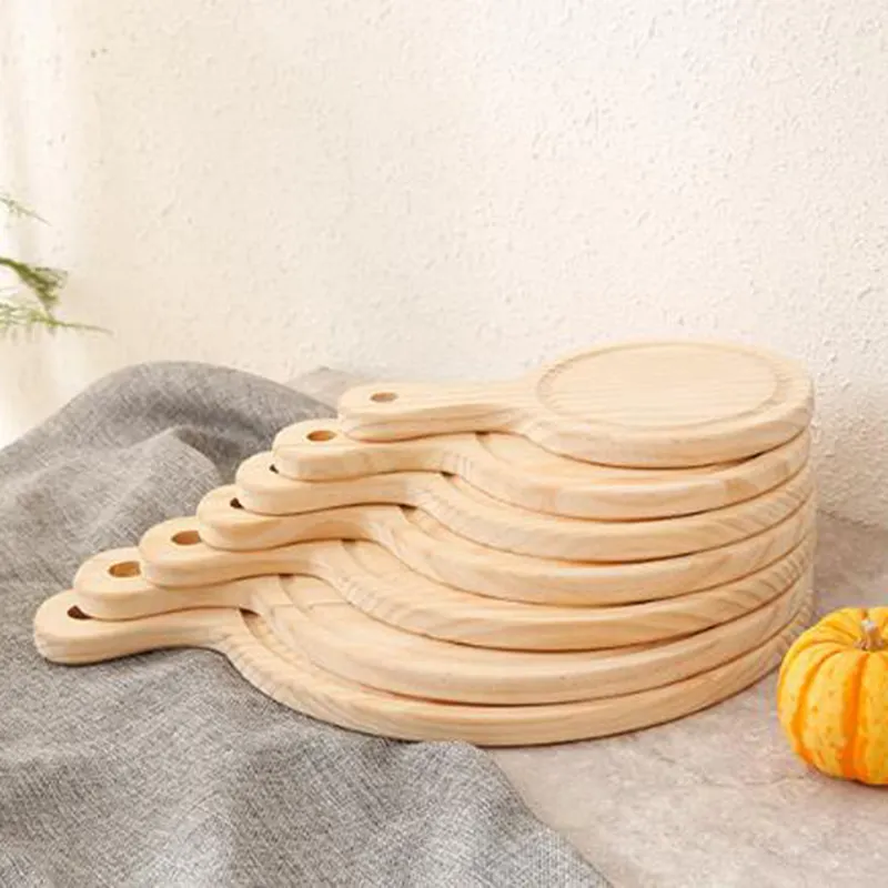 Round Wood Chopping Board