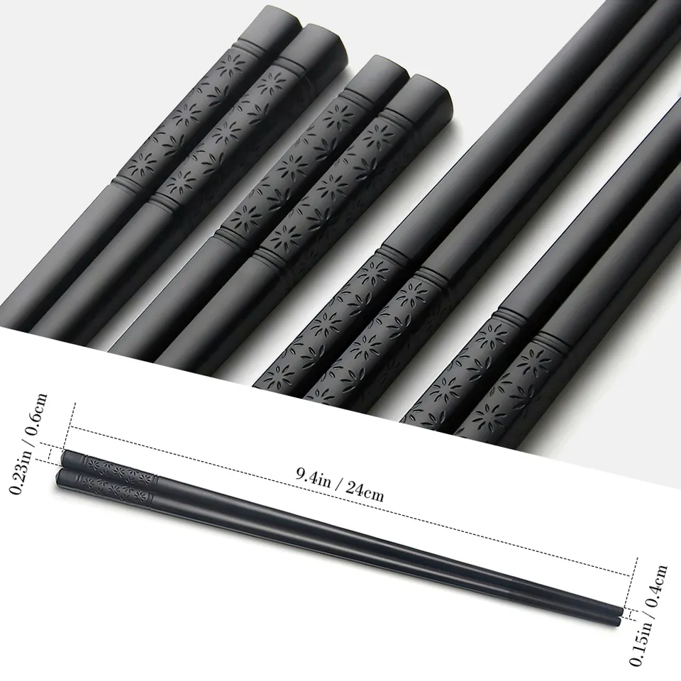 Black Fiberglass Chopsticks