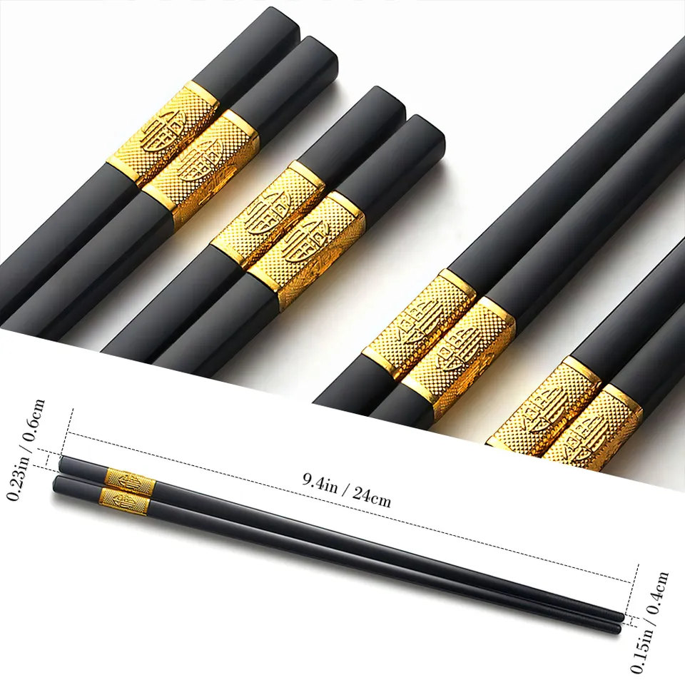 Black Fiberglass Chopsticks