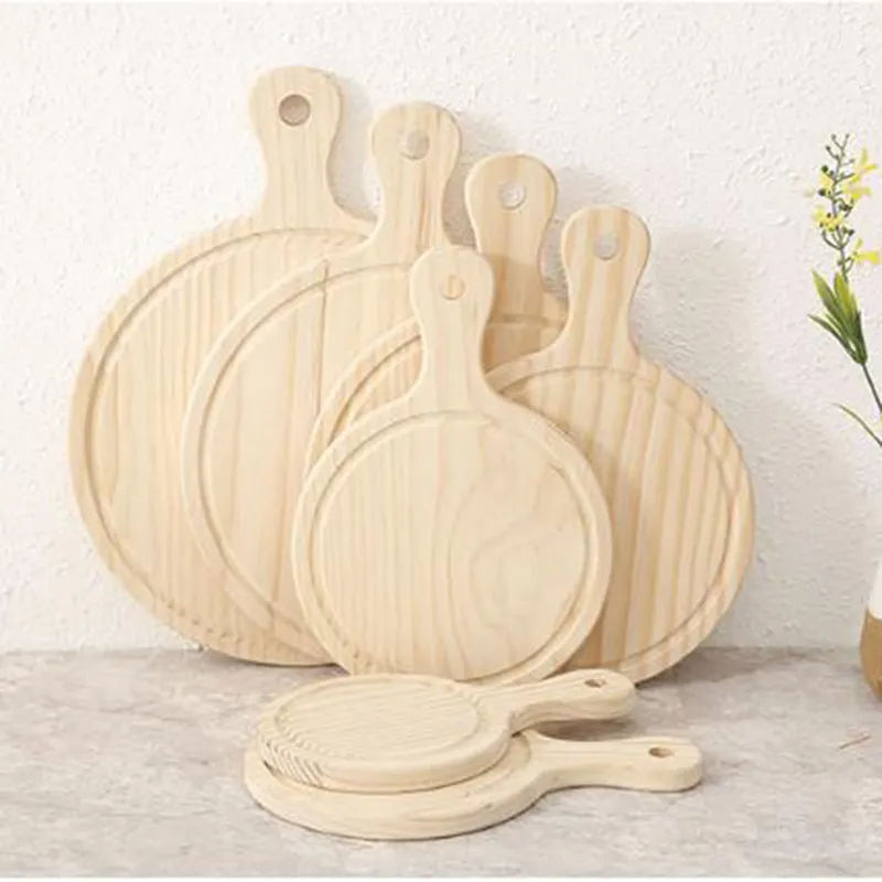 Round Wood Chopping Board
