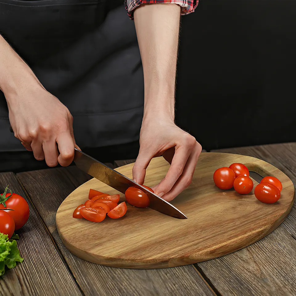 Acacia Oval Cutting Board