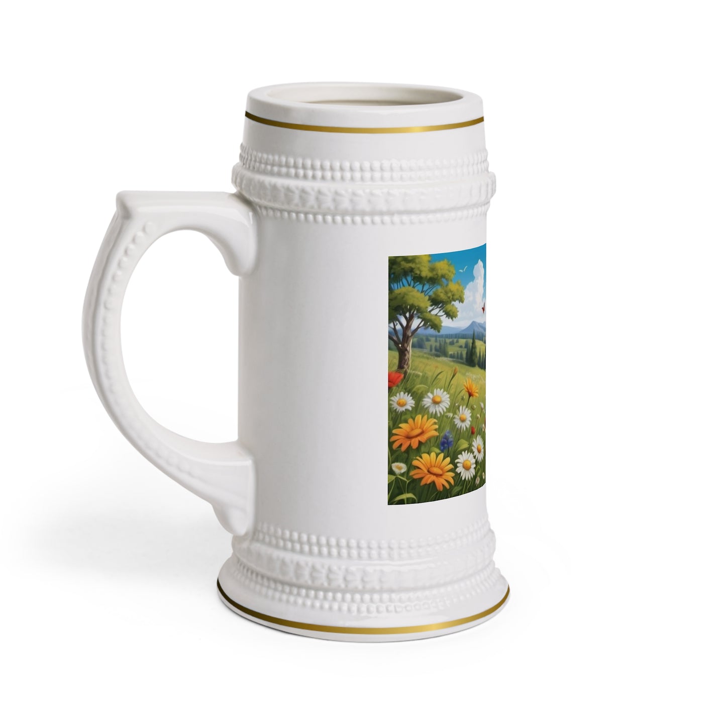 Butterfly Haven Beer Stein