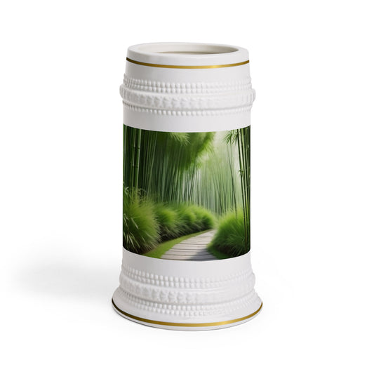 Bamboo Beer Stein