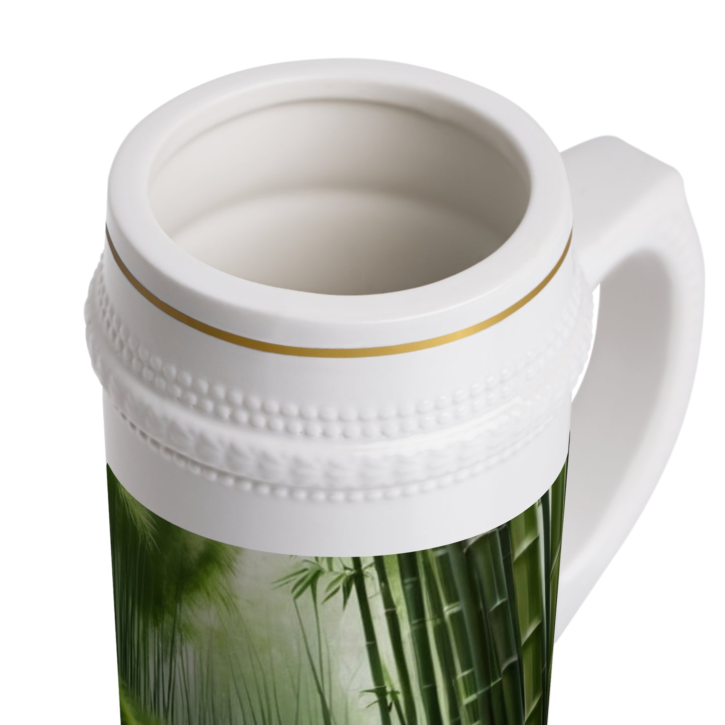 Bamboo Beer Stein