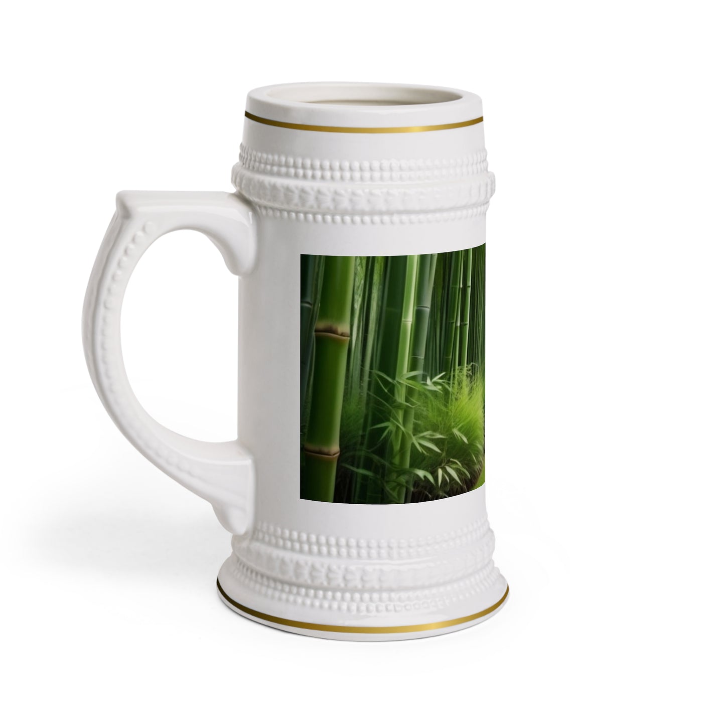 Bamboo Beer Stein