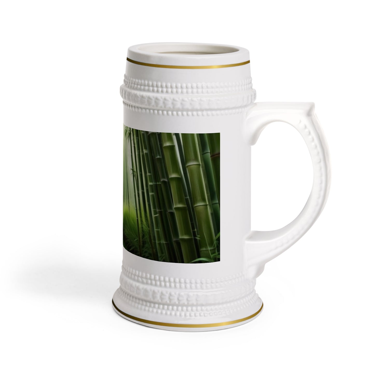 Bamboo Beer Stein