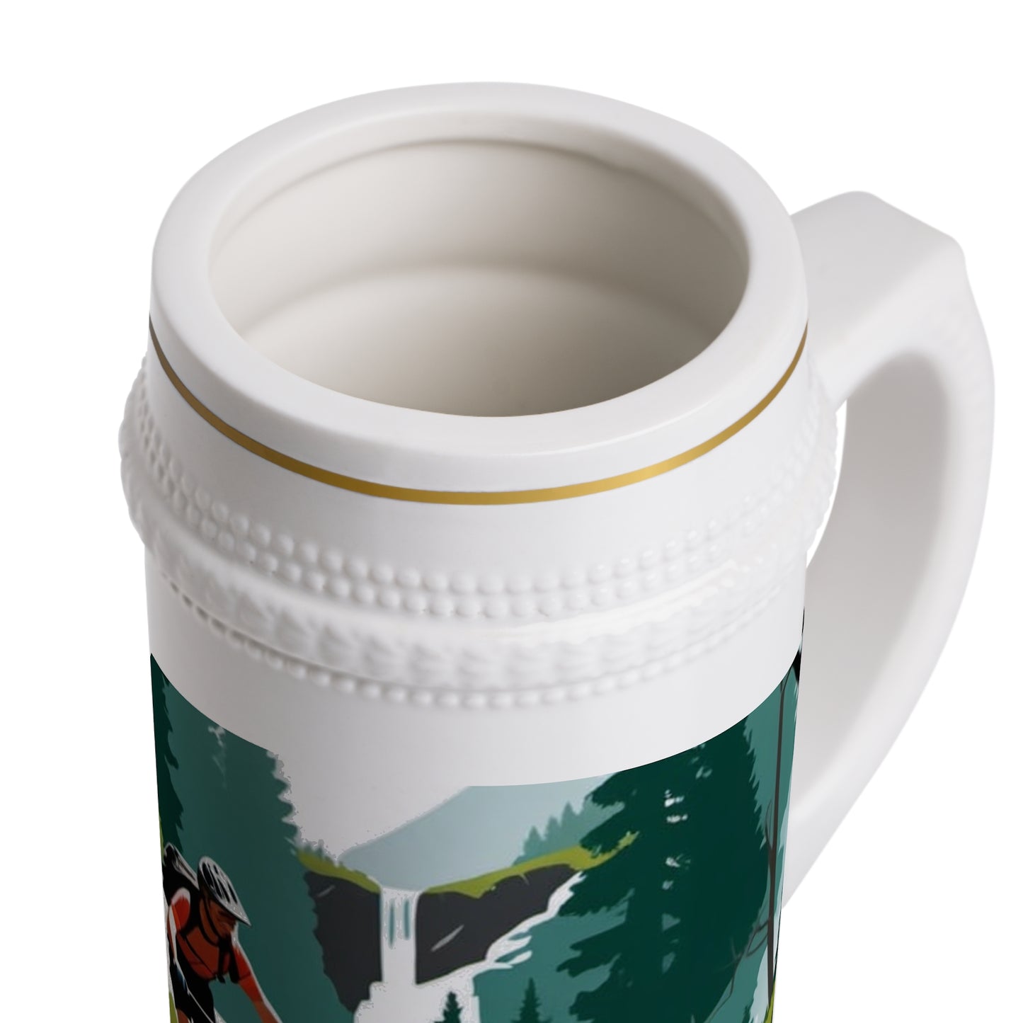 Mountain Biking Beer Stein