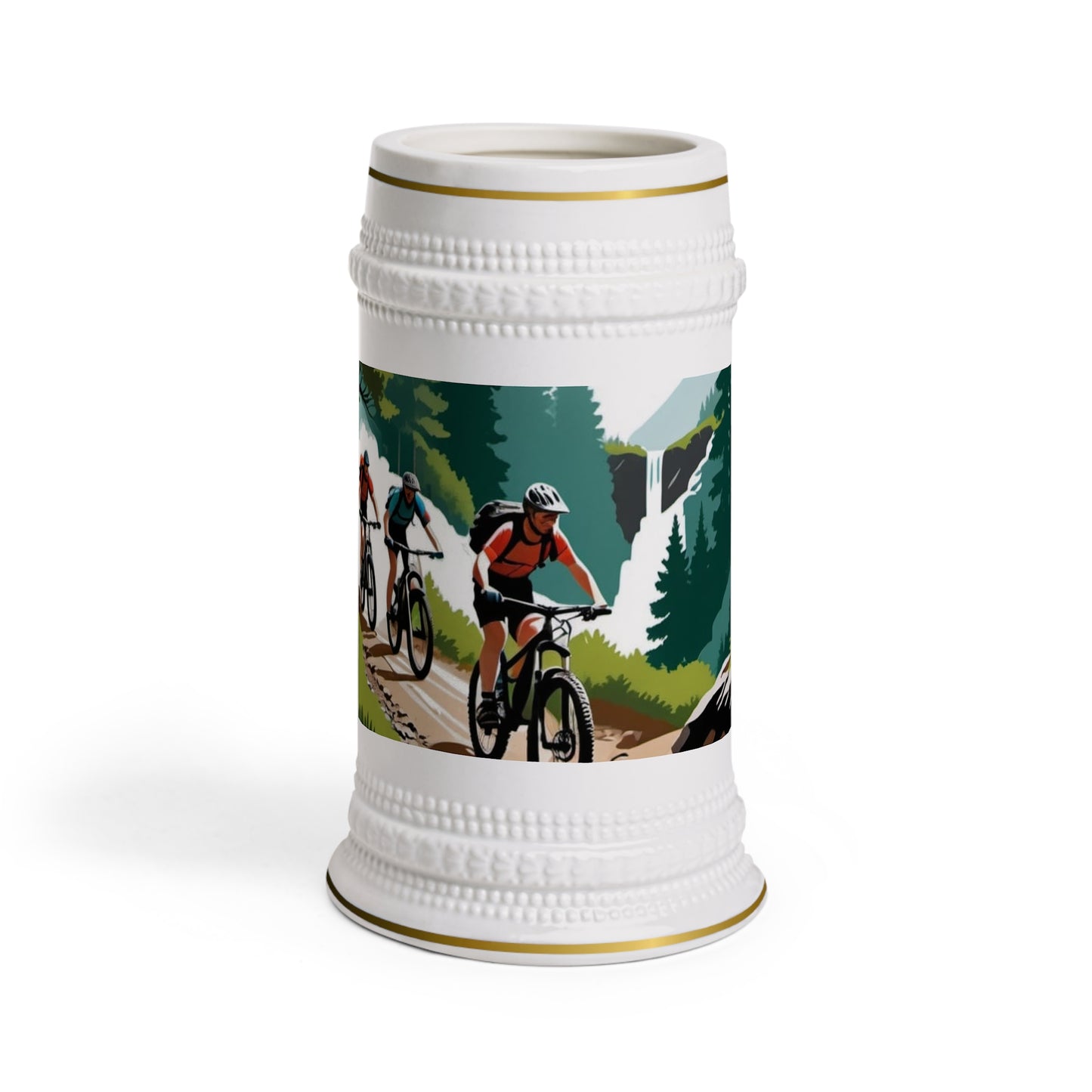 Mountain Biking Beer Stein