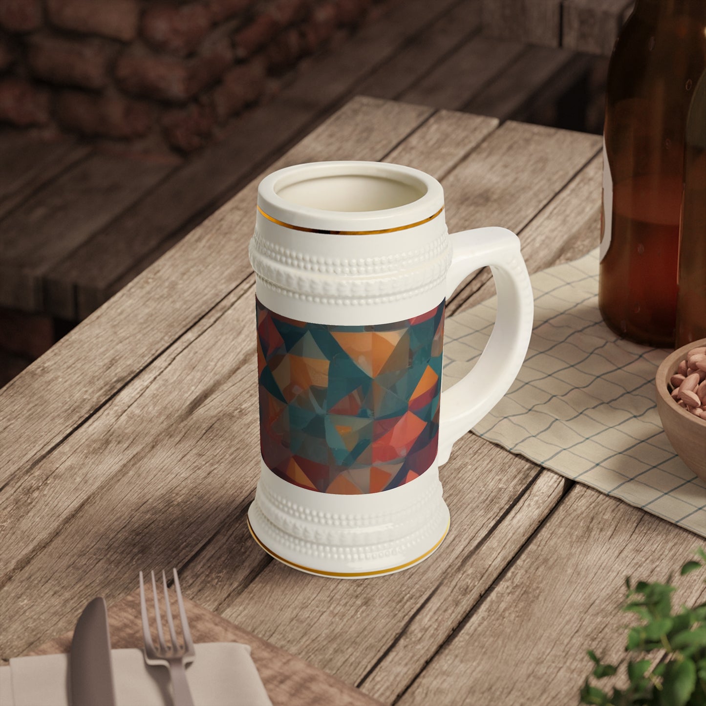 Kaleidoscope Beer Stein