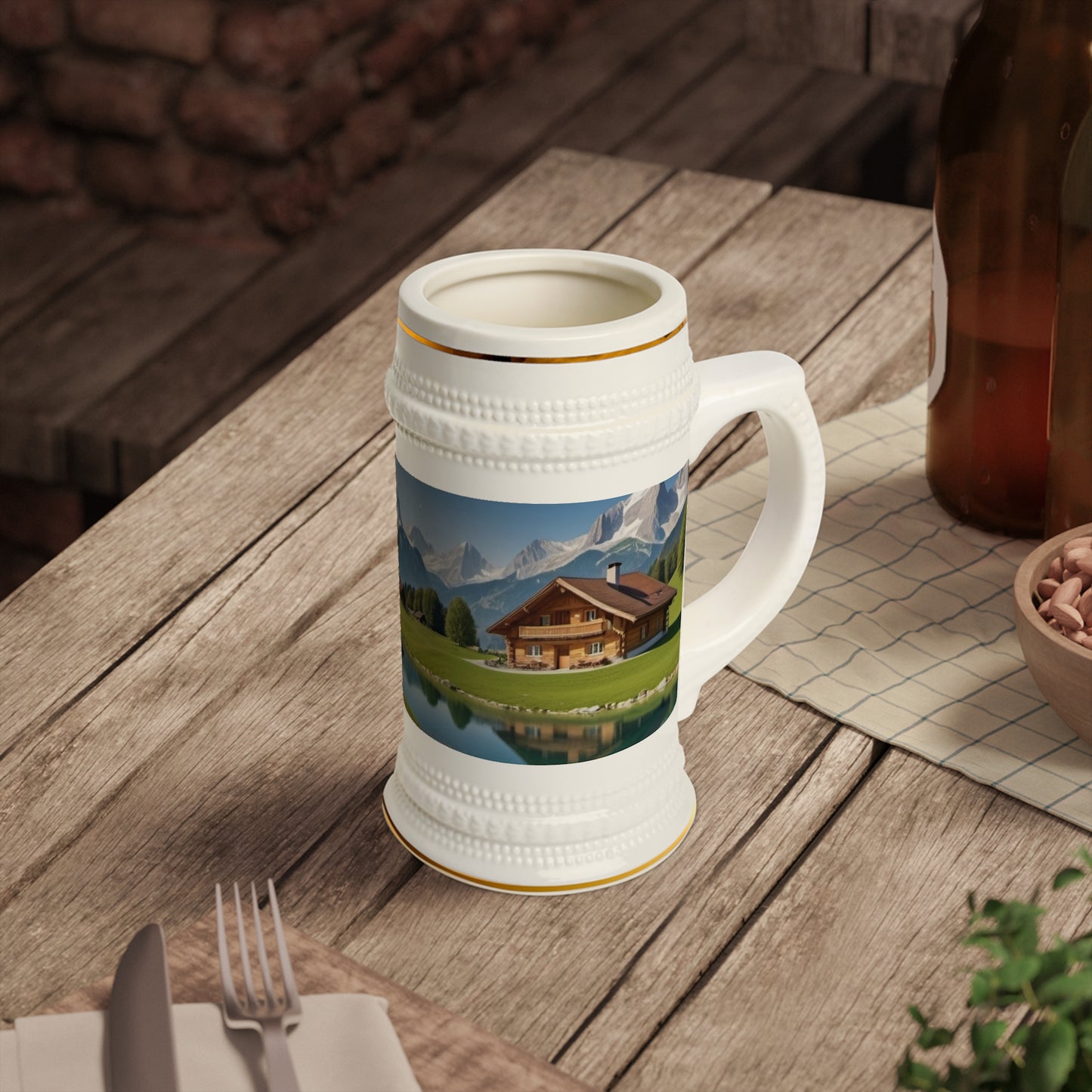 Alpine Serenity Beer Stein