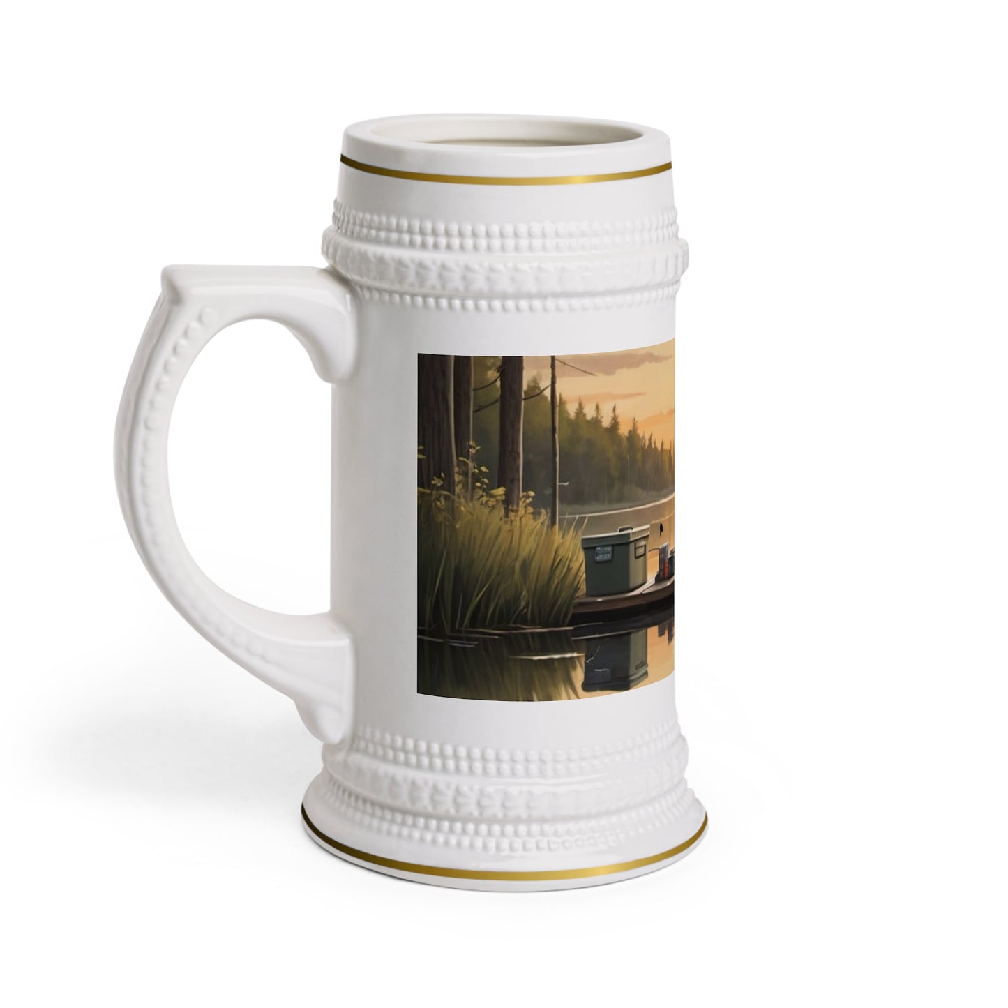 Fishing Trip Beer Stein