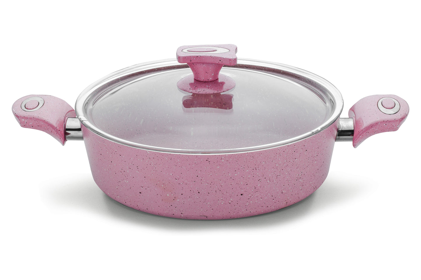 4-Pieces Pink Granite Set