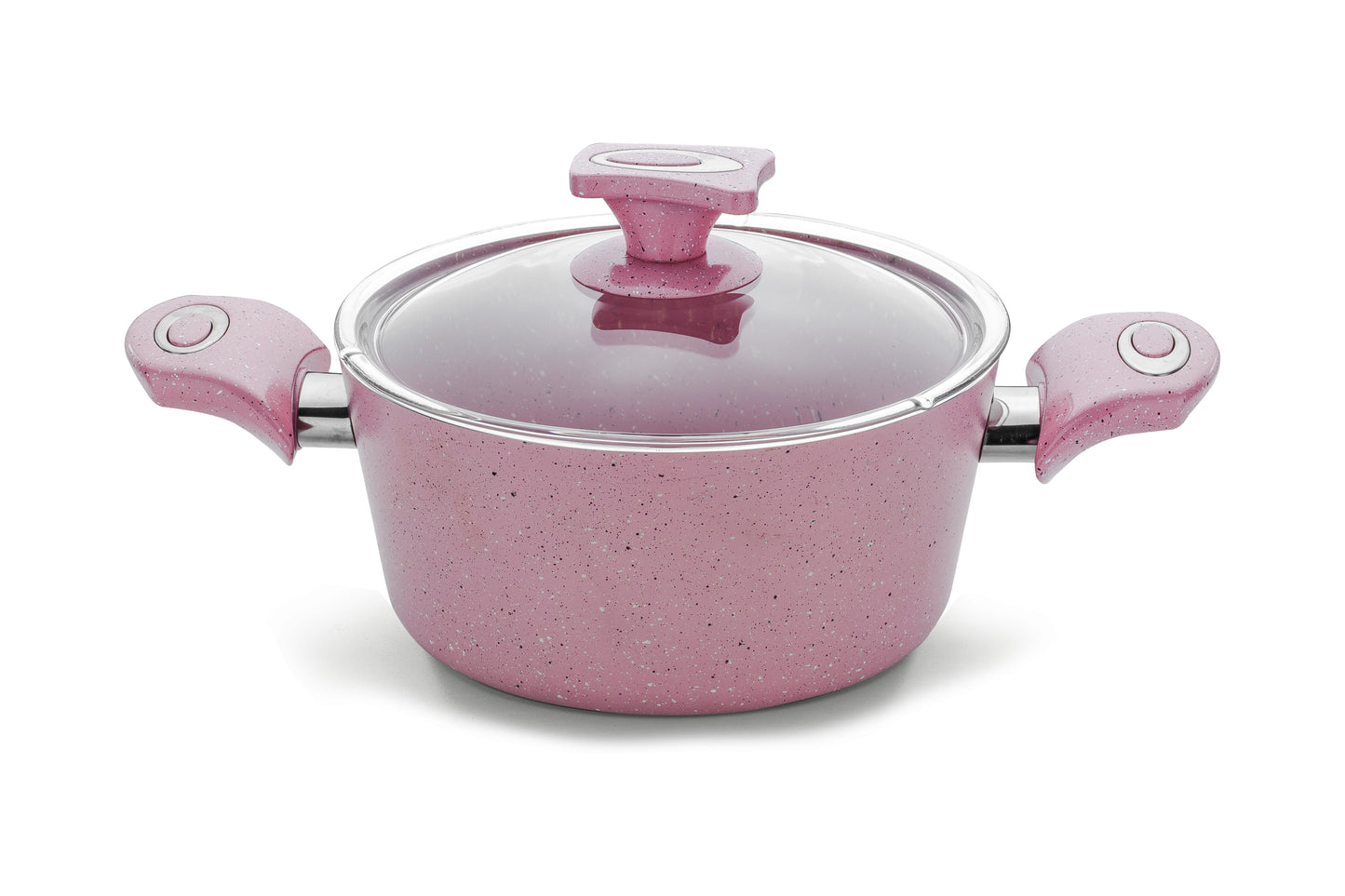 4-Pieces Pink Granite Set